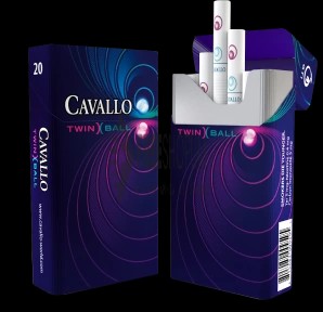 Cavallo Twin Ball Mentollü ve Böğürtlenli Sigara