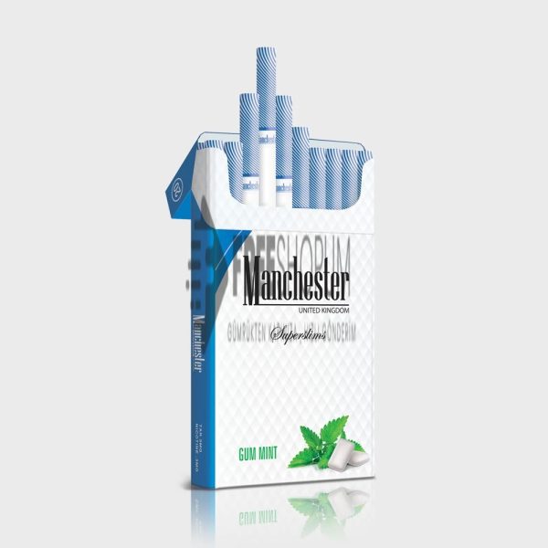 Manchester Superslims Gum Mint Naneli Sakız Aromalı Sigara