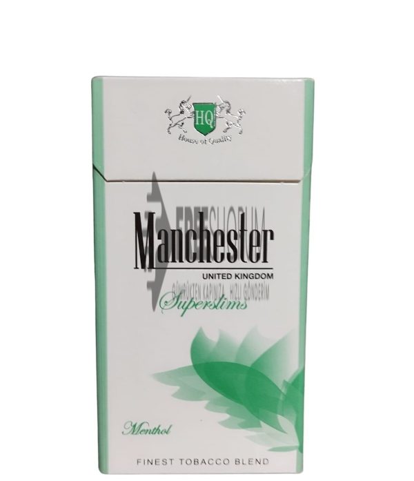 Manchester Superslims Menthol Mentol Aromalı Sigara