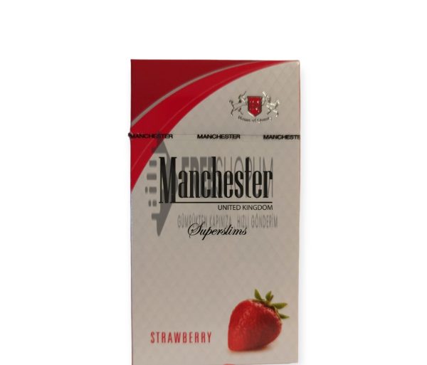 Manchester Superslims Strawberry Çilek Aromalı Sigara