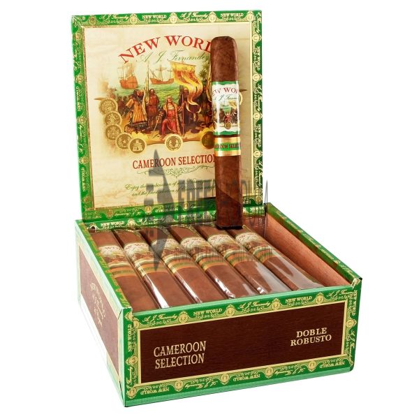 Aj Fernandez New World Cameroon Double Robusto 20's