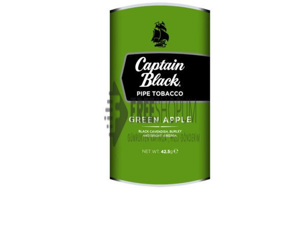 Captain Black Green Apple Pipo Tütünü (Elma Aromalı)